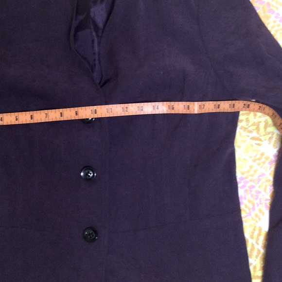 M Collection Purple .Soft Blazer Jacket - Picture 4 of 11